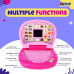 Battery Operated Educational Learning Laptop Toy with LED Display and Music Effect