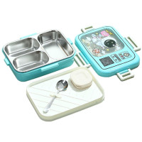 Astronaut Themed Kids Lunch Box - Blue