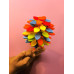 Candy Flower Rainbow Lollipop Stress Buster Toy, Multi color Spinning Toy Fidget