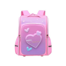 Heart Children's Schoolbags - Pink