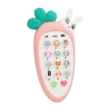 Radish Style Cute Rabbit Face Pretend Play Cell Phone Toy