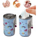 30-Pieces Mini Wet Wipes Tissue in Cartoon Printed Tin Can